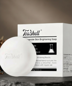 Teashell Niacinamide Skin Brightening Soap - Cleansing Bar Formulated For Daily Skincare Routine And Bright Complexion - 100g