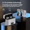 Jmary 100% Original Mw-15 2.4G Wireless Microphone For Mobile Lightning Noise Reduction Biggest Battery - Image 3