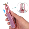 YESX HX-201 2-in-1 Eyebrow Trimmer & Facial Hair Shaver | Battery-Operated | Portable Grooming Tool