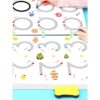A4 Kids Educational Learning Tracing Book | 64 Pages Dot-to-Dot Activity Workbook with 2 Markers (Big Size)