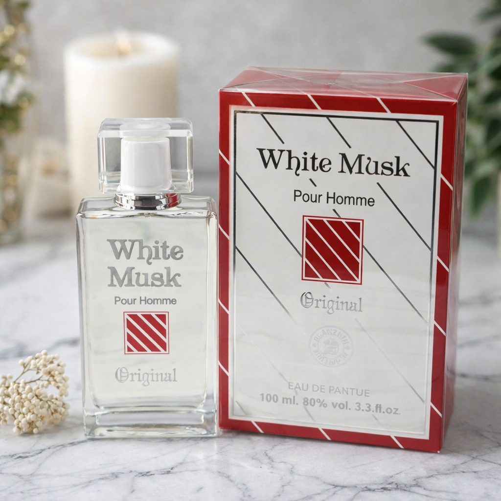White Musk Pour Homme Original Eau De Parfum – Long-Lasting Premium Men's Fragrance Spray