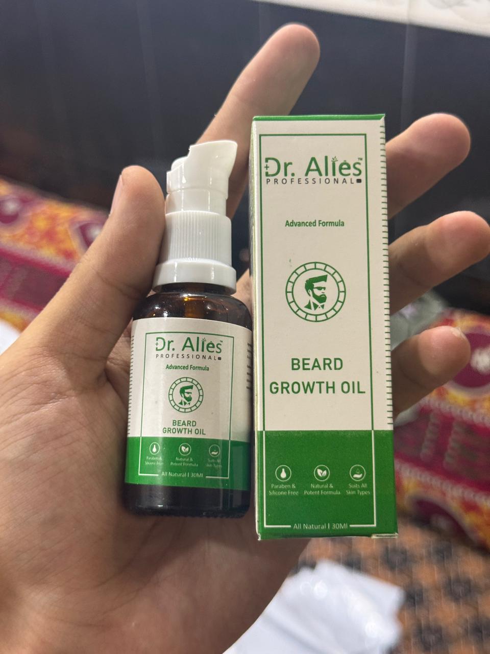 Dr Alies Professional Beard Growth Oil Natural Chemical Free Blend For Thicker Stronger Beard Growth | 30ml - Image 4