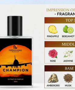 Champion Inspired by Creed Aventus for Men | Long-Lasting Eau de Parfum 50ML | Premium Box & Bag Included
