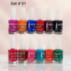 Huda Beauty Peel Off Nail Polish Set Of 6 Vibrant Colors Easy Removal Glossy Finish | Random Colour