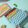 1 PCs Round Ice Cube Tray & Sphere Ice Ball Maker Mold with Container – Circle Mini Ice Sphere Storage Bin & Chilling Set - Image 3