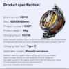 MEMO CX07 Magnetic Mobile Phone Cooling Fan 15W RGB Gaming Cooler for Android & iPhone | Silent Semiconductor Cooling Radiator for PUBG, Free Fire & COD Mobile - Image 3