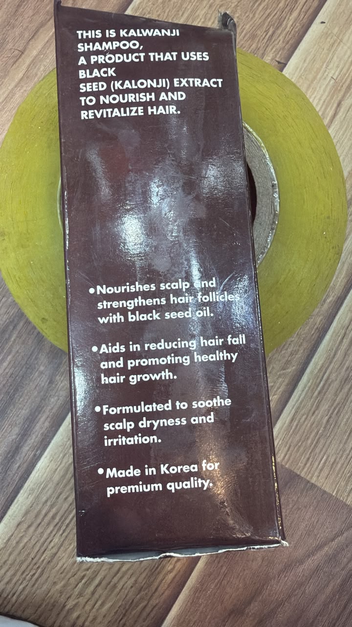 Organic Kalwanji Shampoo CH6 Herbal Black Seed Hair Cleanser Providing Natural Care Gentle Formula - 250ML - Image 4