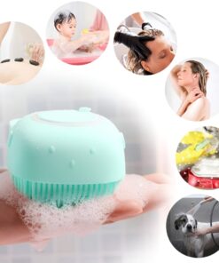 Combo Deal Of Silicone Back Scrubber And Silicone Bath Brush - Soft Body Exfoliating Shower Tools For Effective Cleaning And Skin Massage