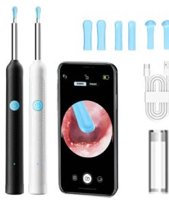 Ear Cleaner High Precision Ear Wax Removal Tool With Camera With LED Light Wireless Cleaner Smart Ear Cleaning Kit (Random Color)