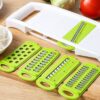 5in1 Vegetable Cutter | Multifunctional Stainless Steel Vegetable Cutter & Slicer | Kitchen Tool - Image 3