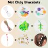 4000PCS Pony Beads Friendship Bracelet Making Kit – 96 Colors DIY Jewelry Craft Set with Letter Beads & Charms - Random Color - Image 3