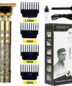 Professional Vintage T9 Trimmer – Cordless Hair Clipper And Shaving Machine For Men - Grooming Product Designed For Hair Cutting And Daily Shaving Routine (Metal Body)