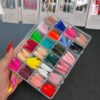 576 Pcs Multicolor Stick-On Artificial Nails Box with Free Glue - Image 4