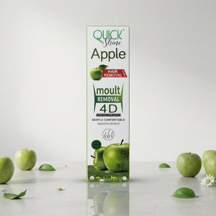 Quick Shine Apple Hair Removal Spray - Personal Care Product Designed For Hair Removal And Skin Maintenance Routine - 200ML - Image 2
