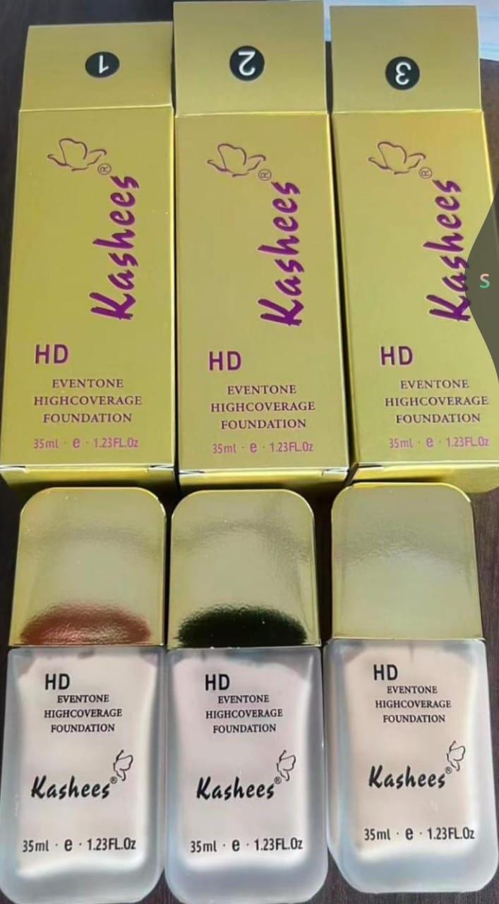 Kashees Gold HD Eventone High Coverage Creamy Foundation - 35ml - Image 4