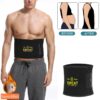 Men Waist Trainer Slimming Belt – Abdominal Sweat Body Shaper Girdle for Weight Loss Support - Image 4