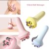 360 Roller Manual Hand Massager Handheld Massage Ball Full Body Pain Relief Neck Back Shoulder Leg And Foot (Random Color) - Image 2